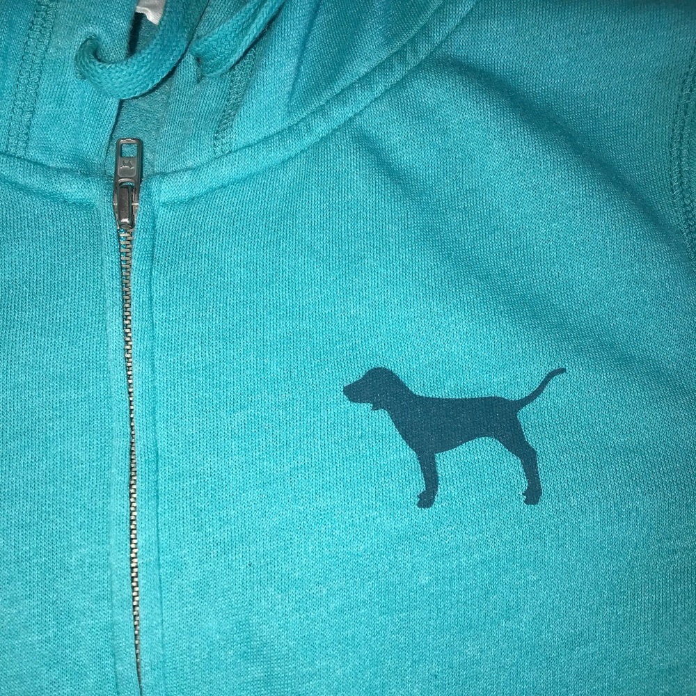 PINK full zip hoddie
